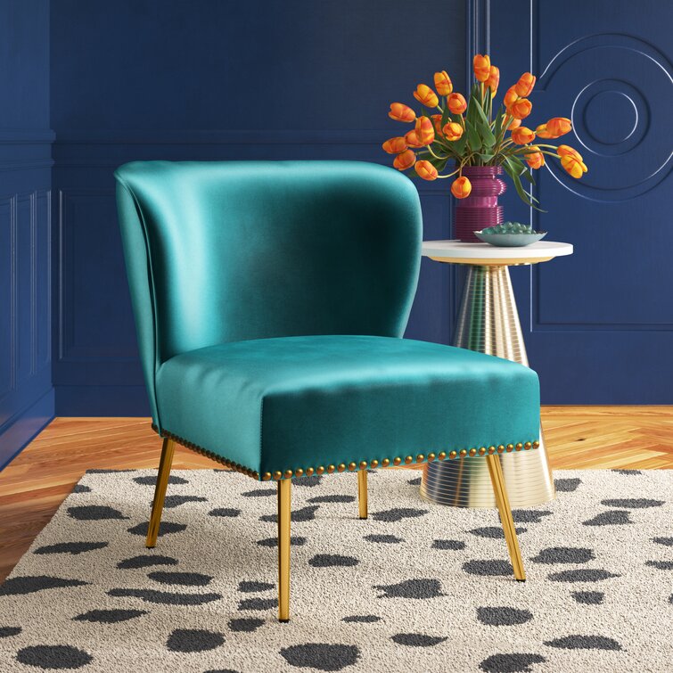 Small teal clearance chair